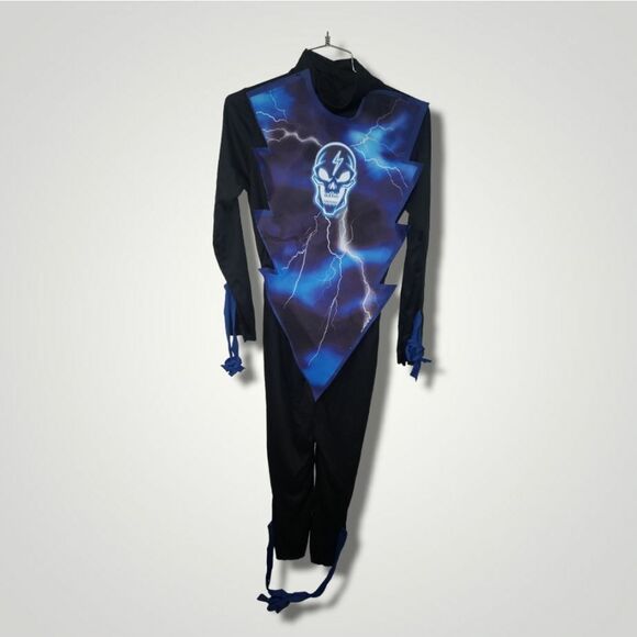 Spirit Halloween Xtreme lightening Ninja Costume Large - Picture 2 of 9
